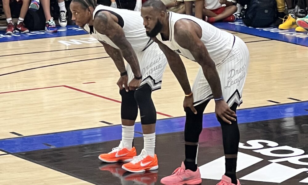 LeBron James and Demar DeRozan Drew League 7/16/22