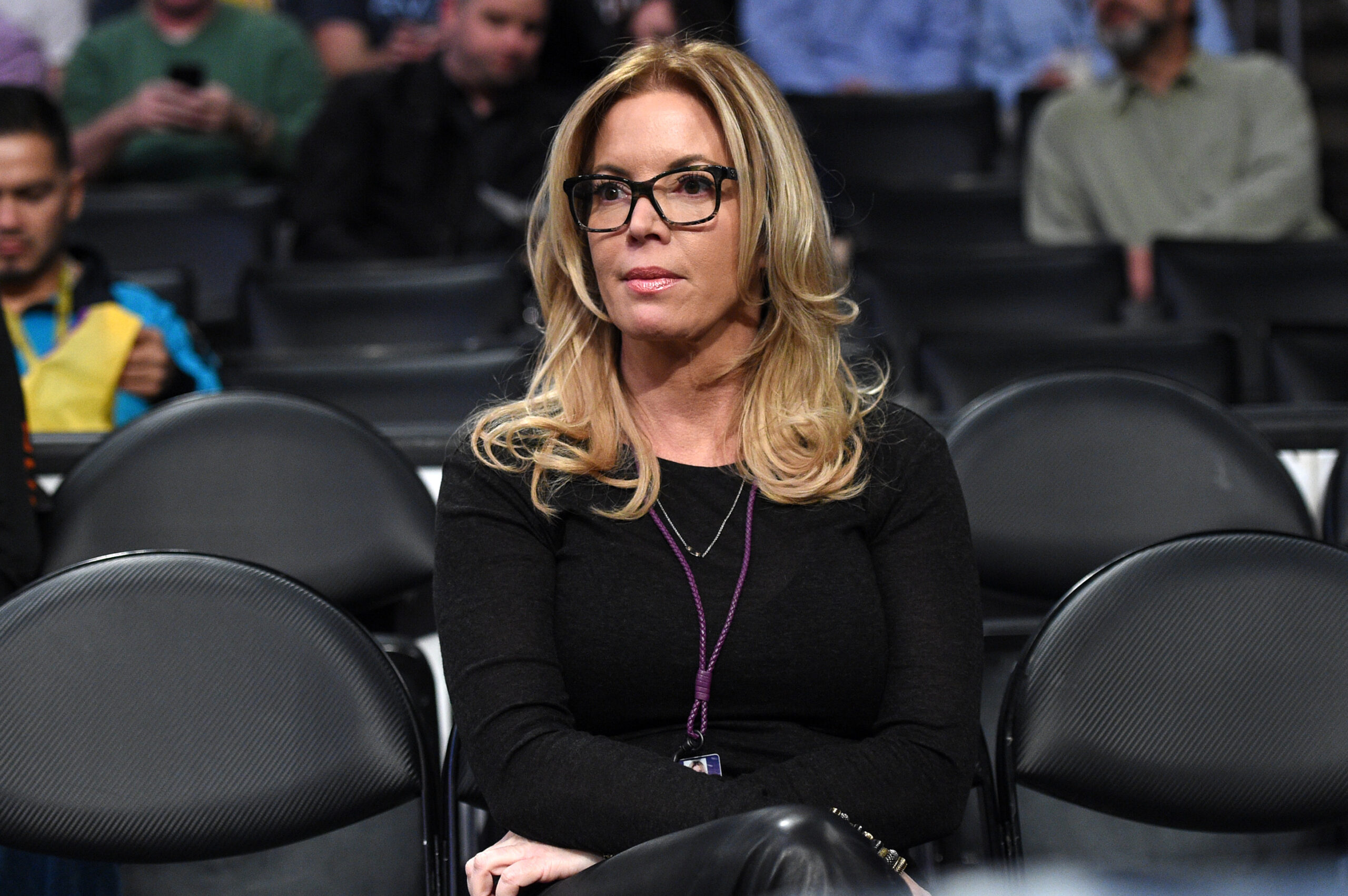 Jeanie Buss owner of the Los Angeles Lakers