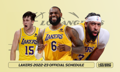 LeBron James, Anthony Davis, and the Lakers season schedule just came out